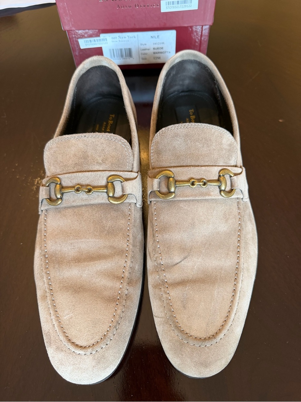 To Boot New York men’s shoes size 12 , worn once .